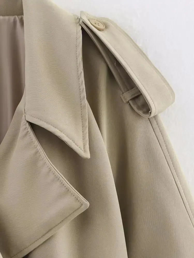 Fabienne Oversized Trenchcoat mit Gürtel