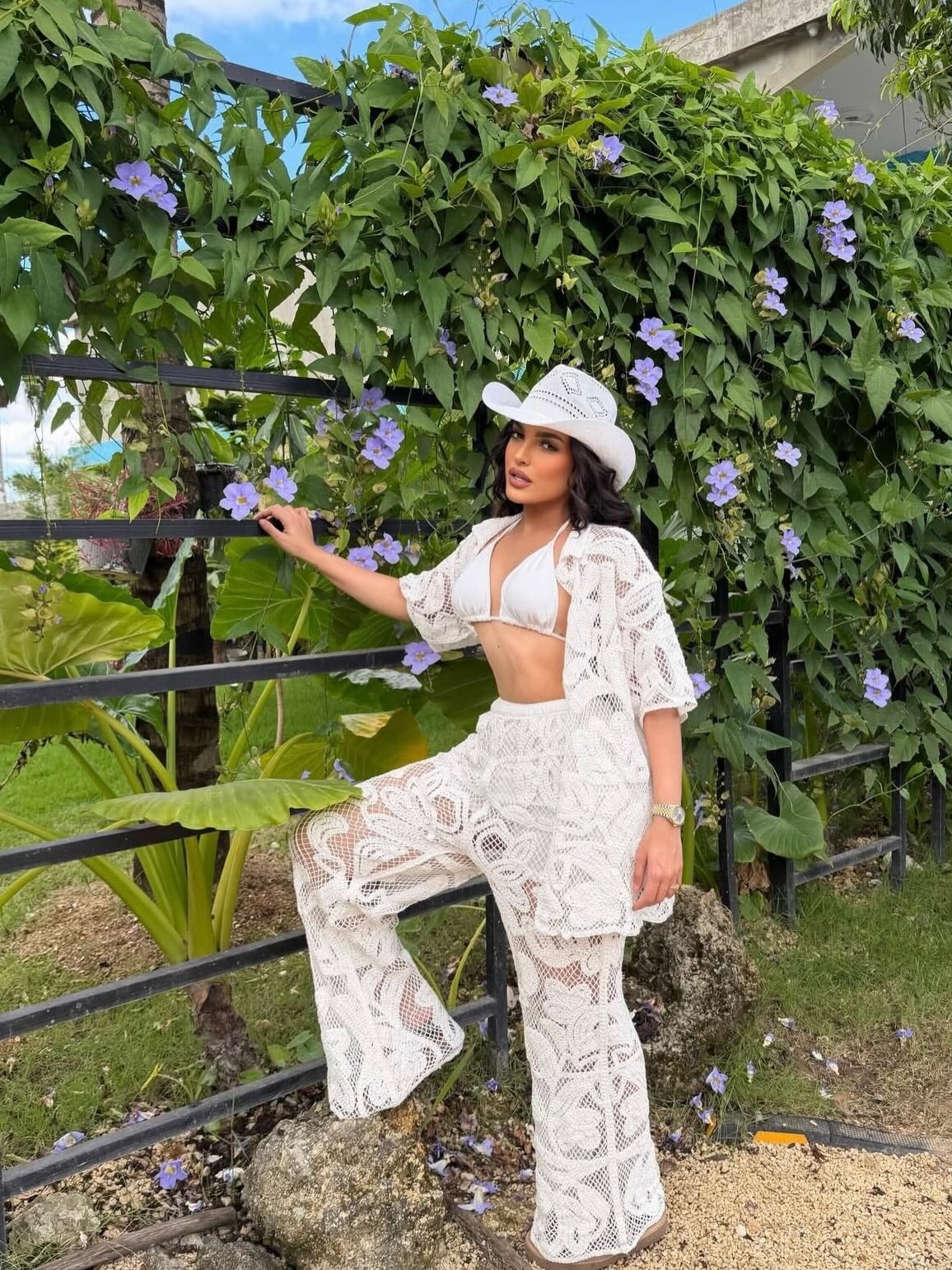 Leah Crochet Co-ord Set