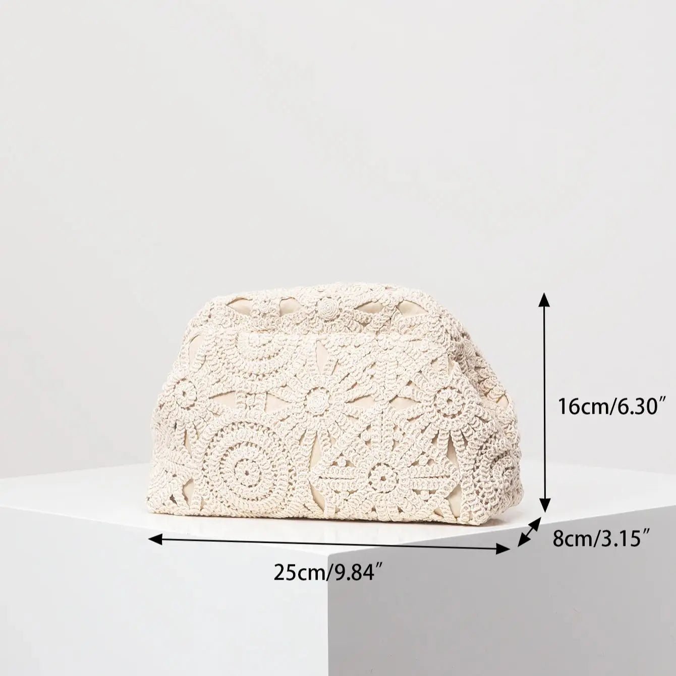 Iris Blumen Boho Clutch