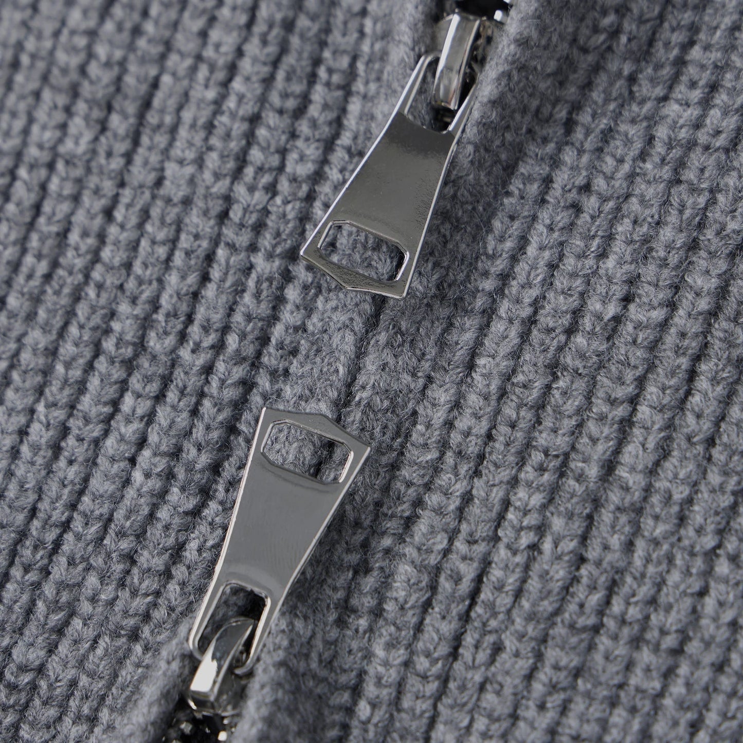 Amy Double Zip Strickjacke