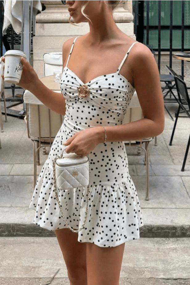 ZEYA - Amy Polka Dot Mini Dress