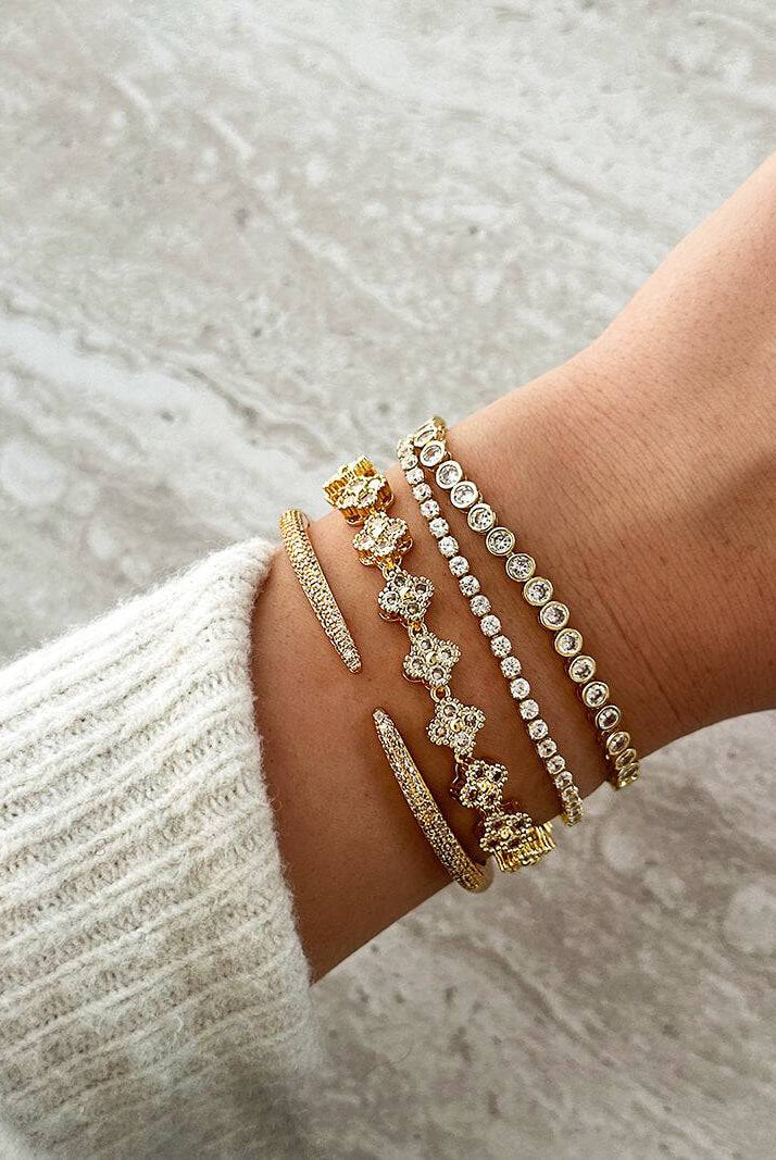 ZEYA - Alba Bezel Tennis Bracelet