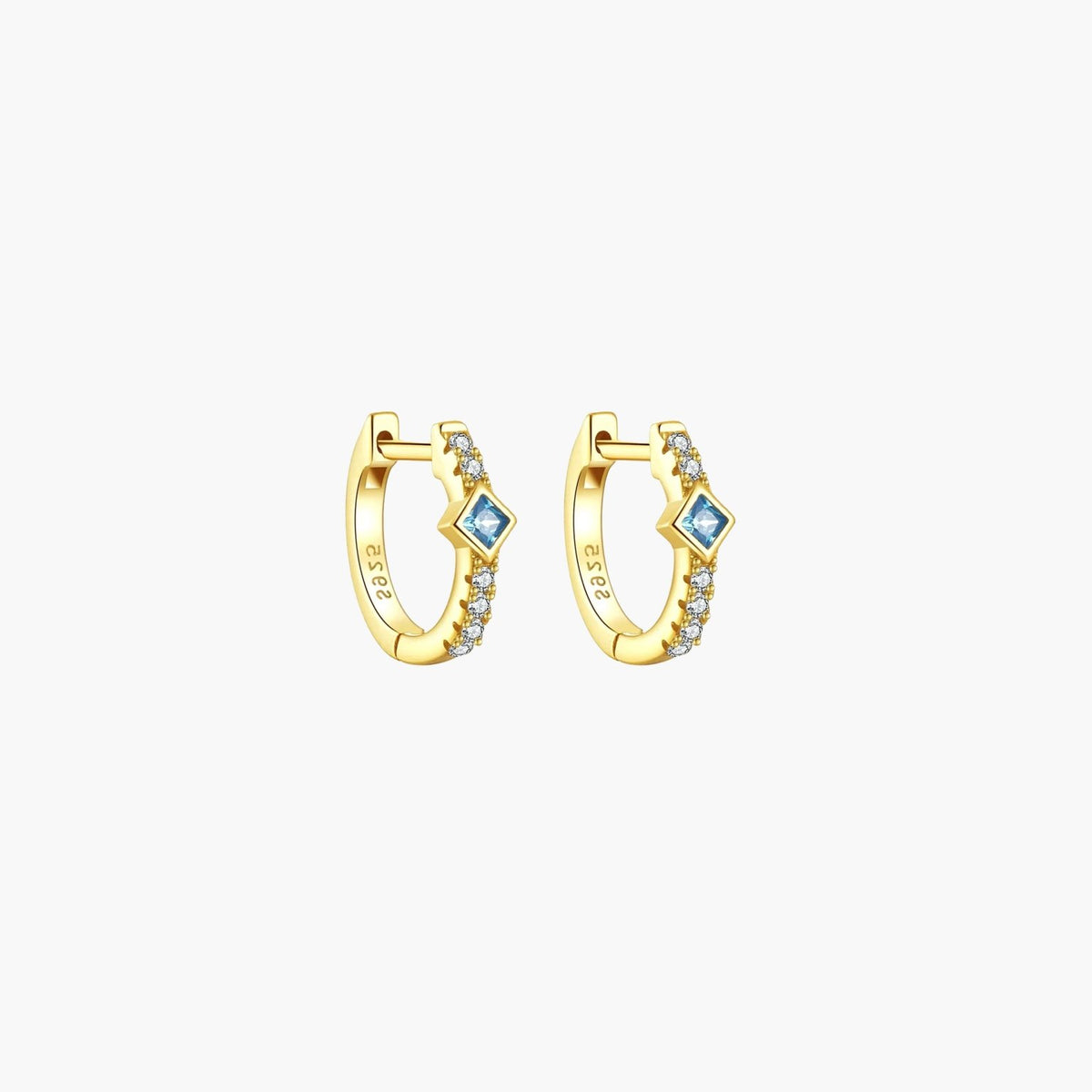 ZEYA - Amber Hoop Earrings