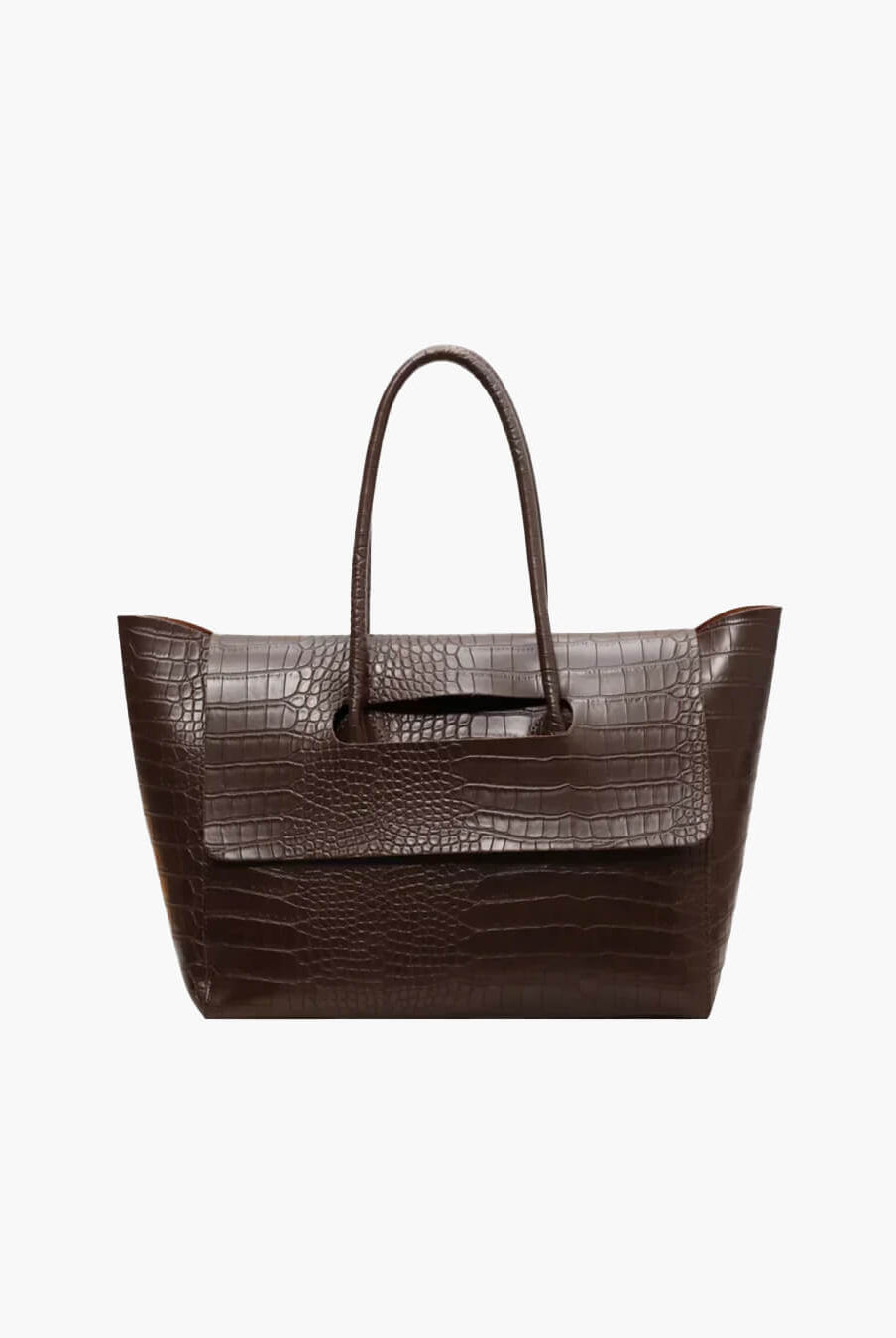 ZEYA - Amelia Embossed Leather Tote