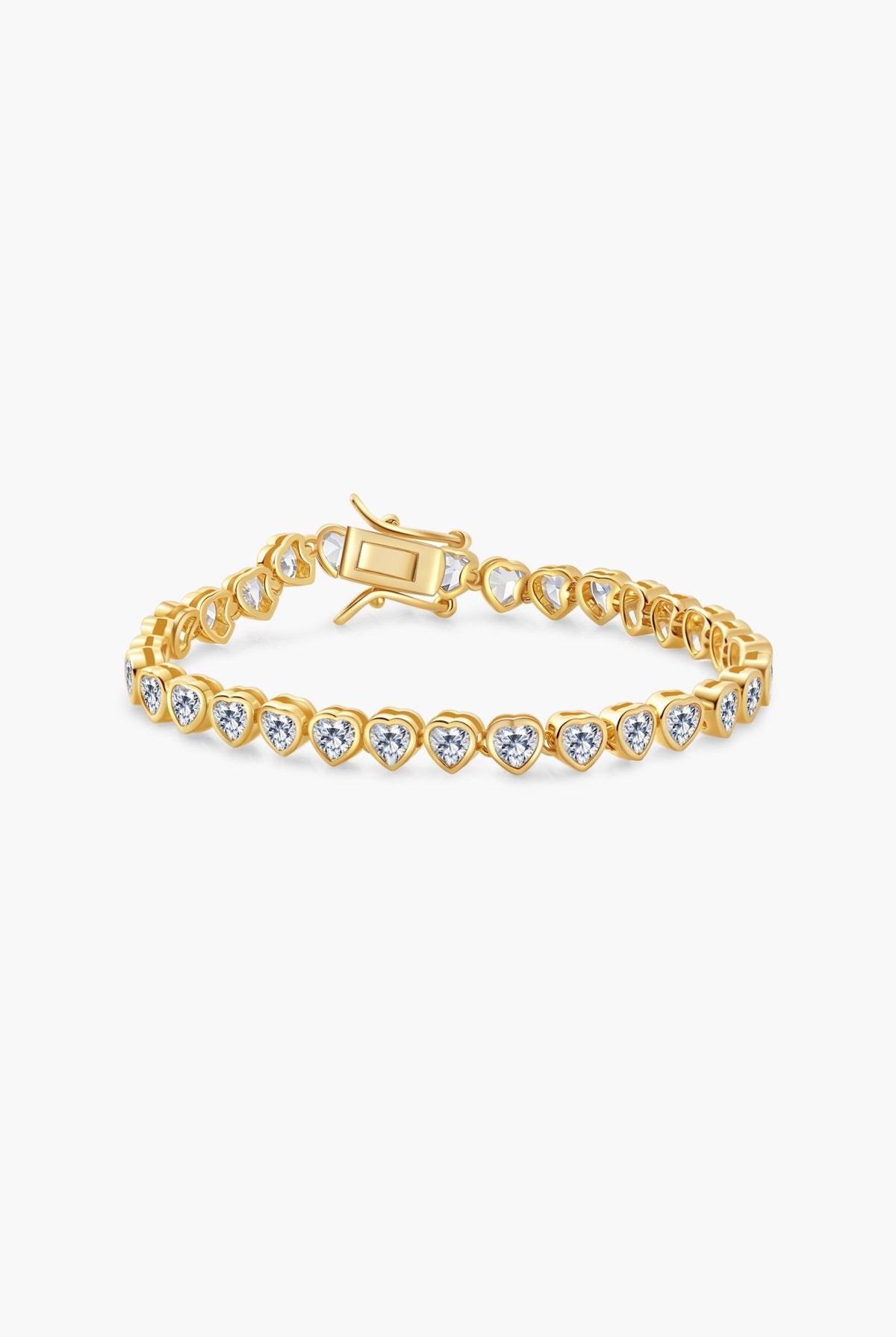 ZEYA - Arabella Heart Tennis Bracelet