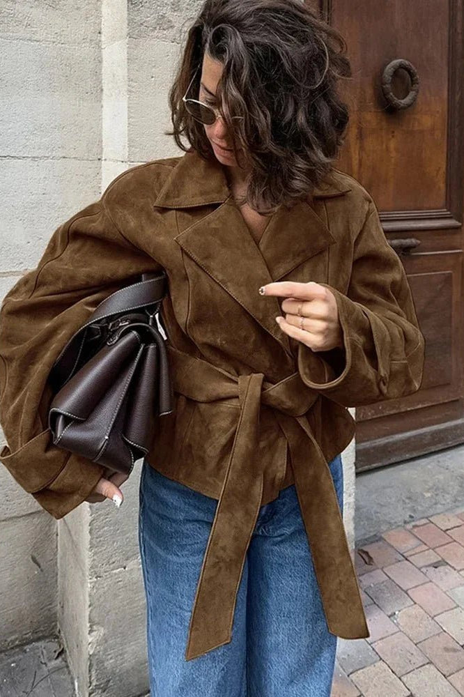 ZEYA - Ariana Retro Suede Jacket