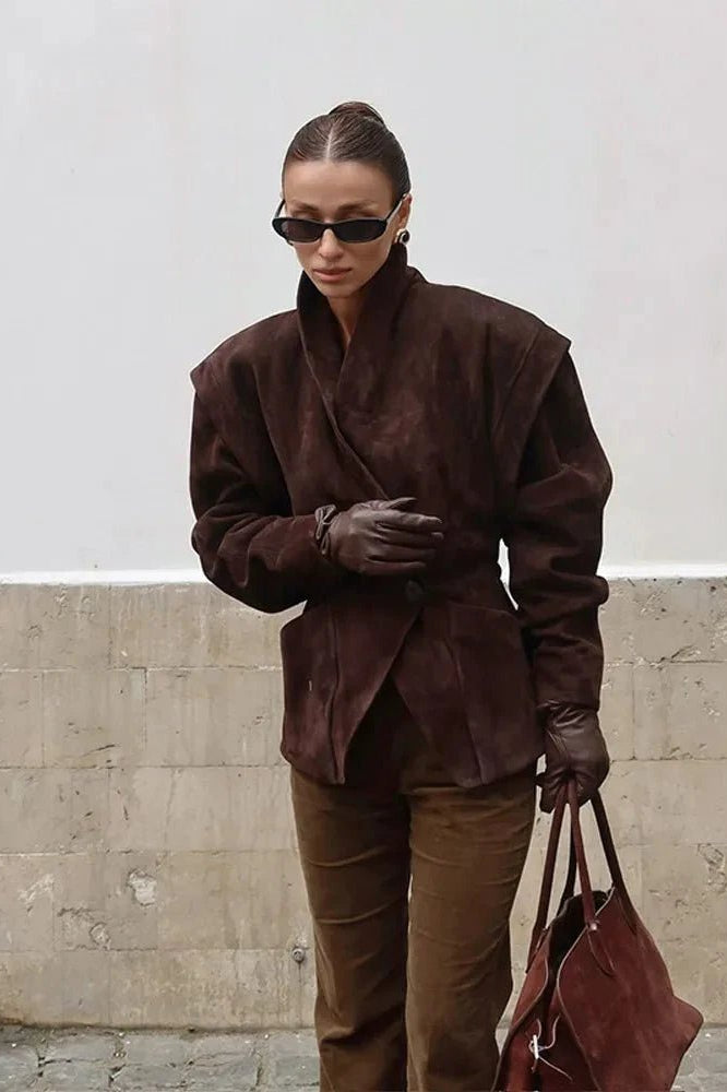 ZEYA - Ariana Retro Suede Jacket