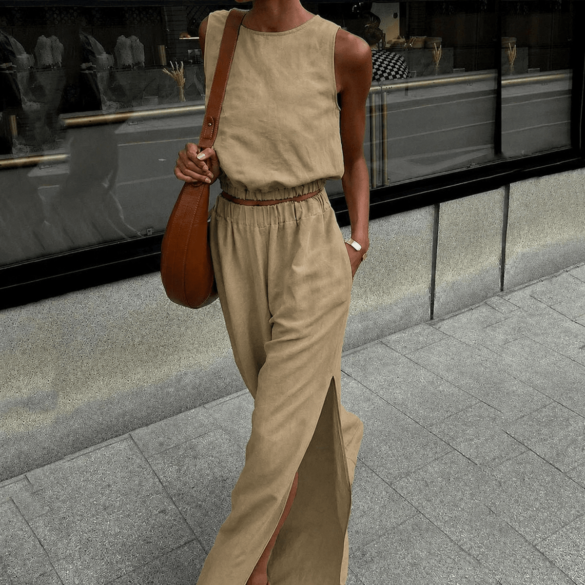 ZEYA - Ava Cotton Linen Two-Piece Set