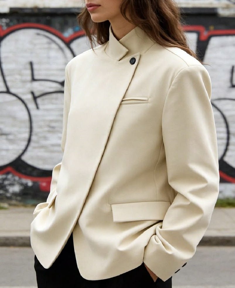ZEYA - Bessie Vintage Asymmetric Blazer