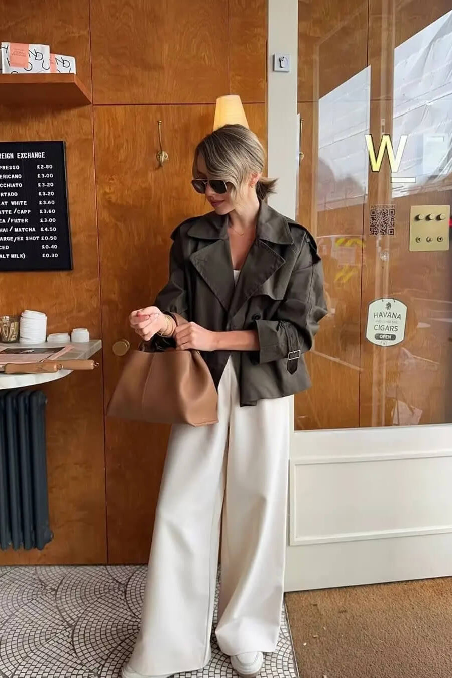 ZEYA - Bettany Cropped Trench Coat