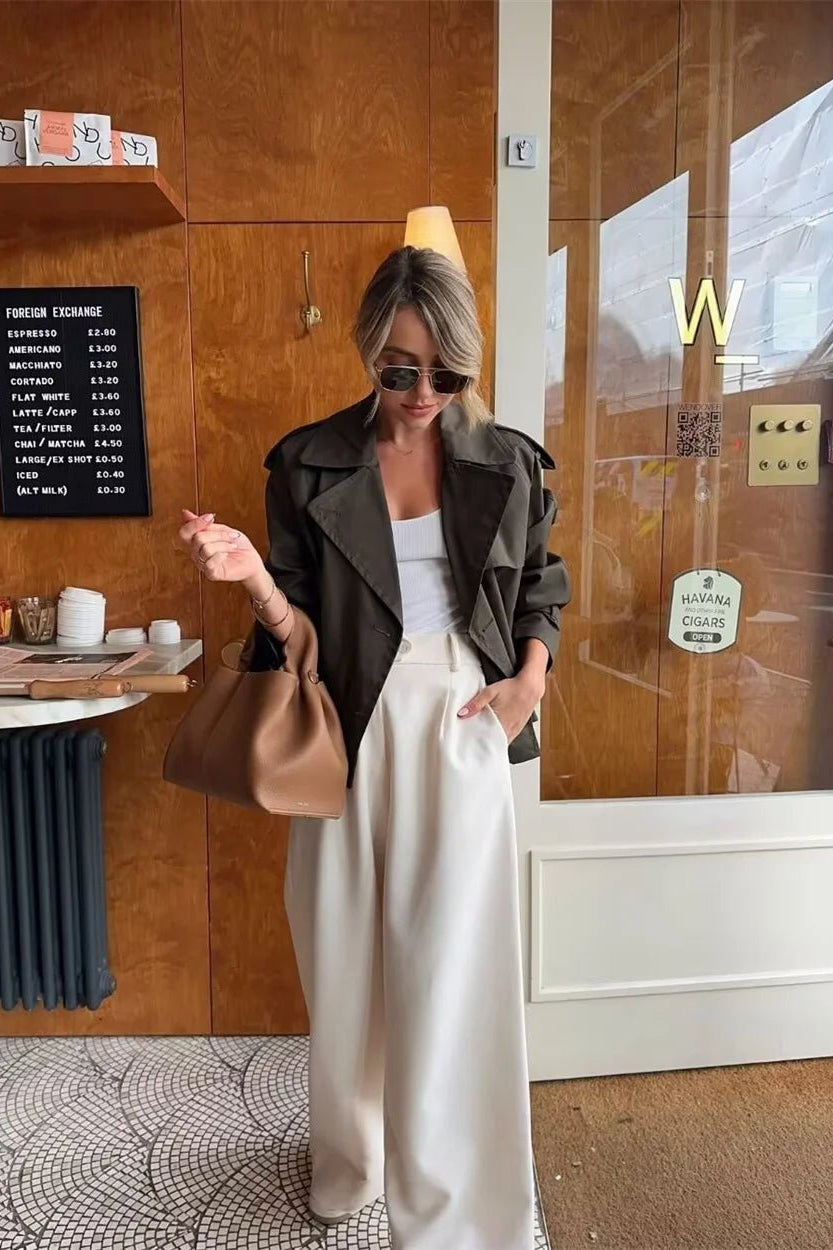ZEYA - Bettany Cropped Trench Coat