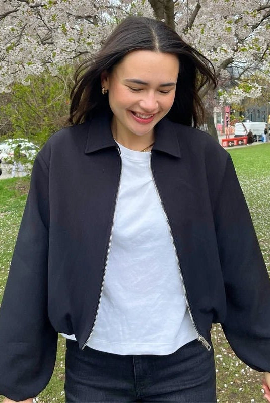 ZEYA - Bianca Puffed Bomber Jacket