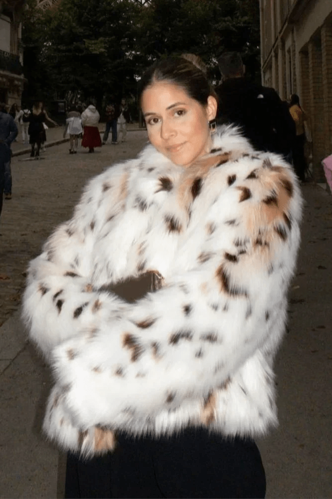 ZEYA - Camella Leopard Faux Fur Coat