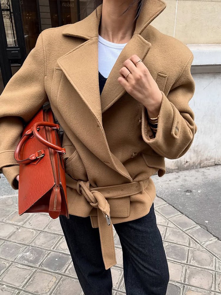 ZEYA - Corinne Belted Short Coat