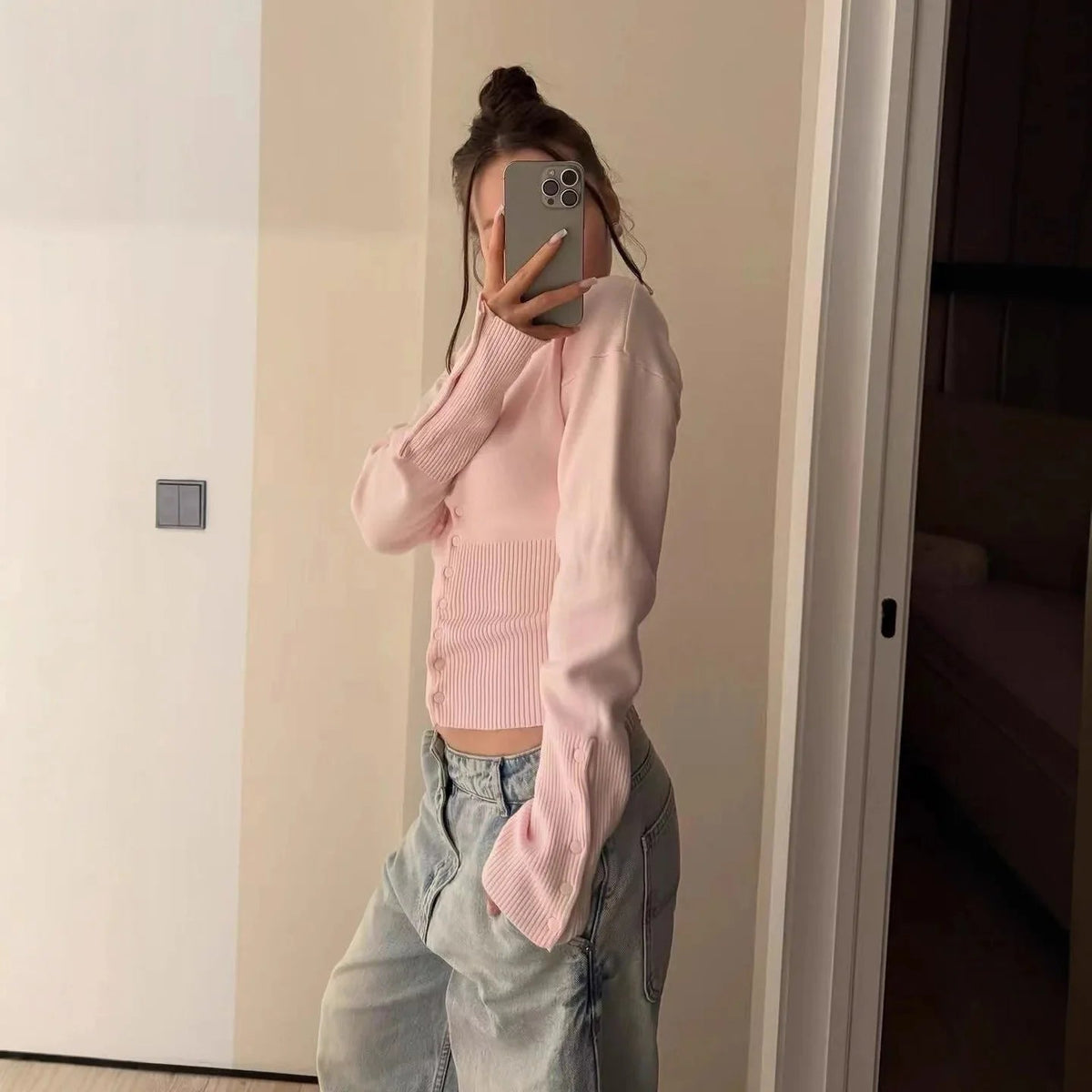 ZEYA - Daenerys Buttoned Slim Cardigan