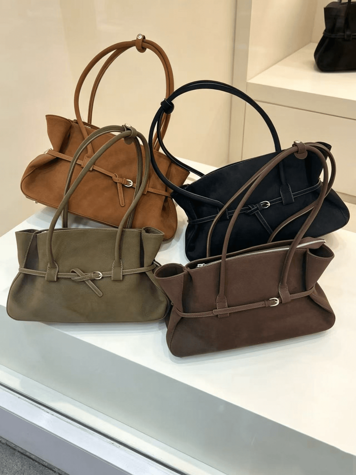 ZEYA - Daniela Belted Tote Bag