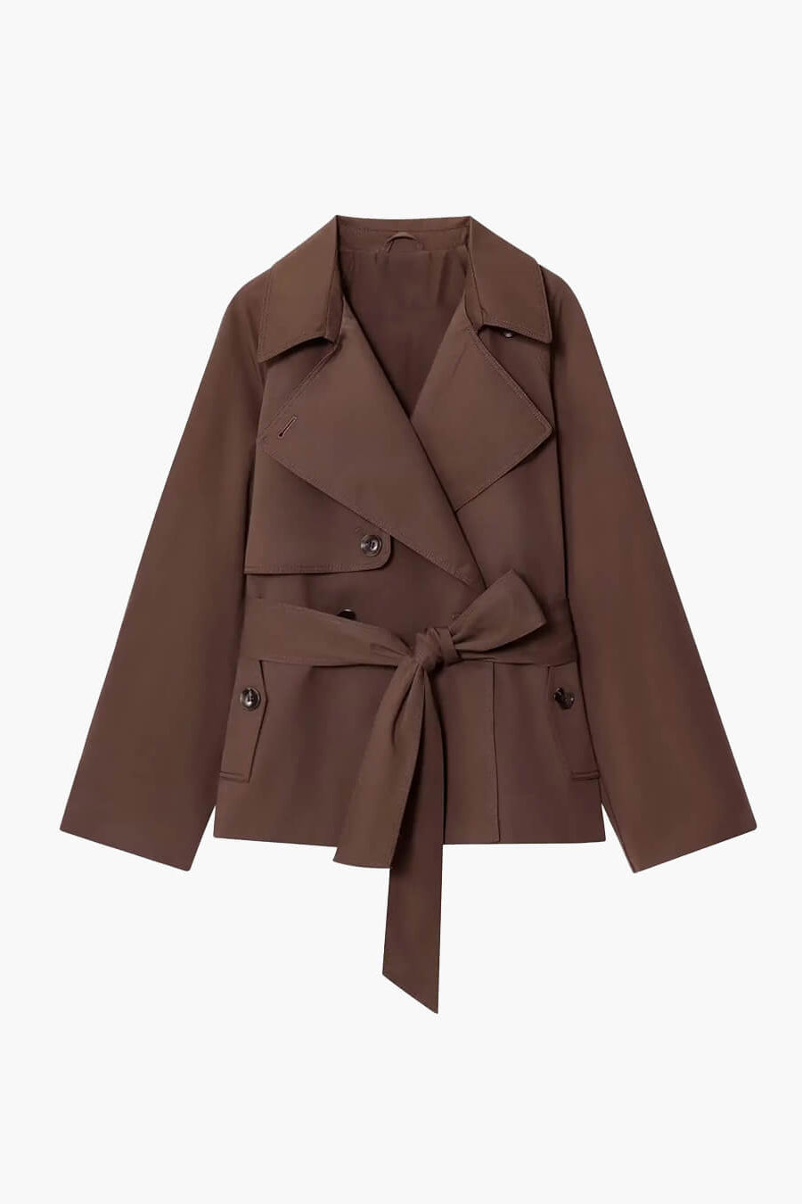 ZEYA - Dianna Belted Short Trench Coat