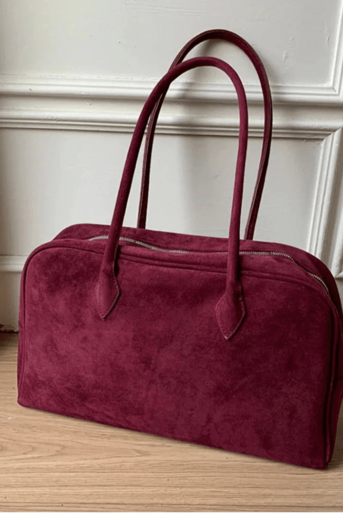 ZEYA - Dominica Suede Shoulder Bag