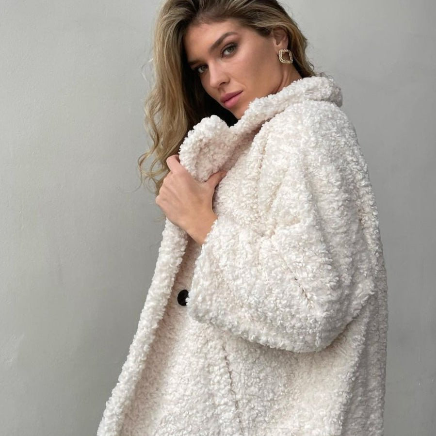 ZEYA - Eleonore Long Teddy Coat