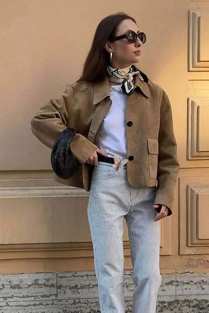 ZEYA - Ellen Faux Suede Jacket
