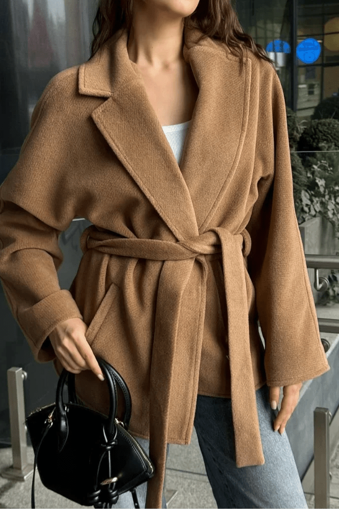 ZEYA - Esmeralda V Neck Jacket with Belt
