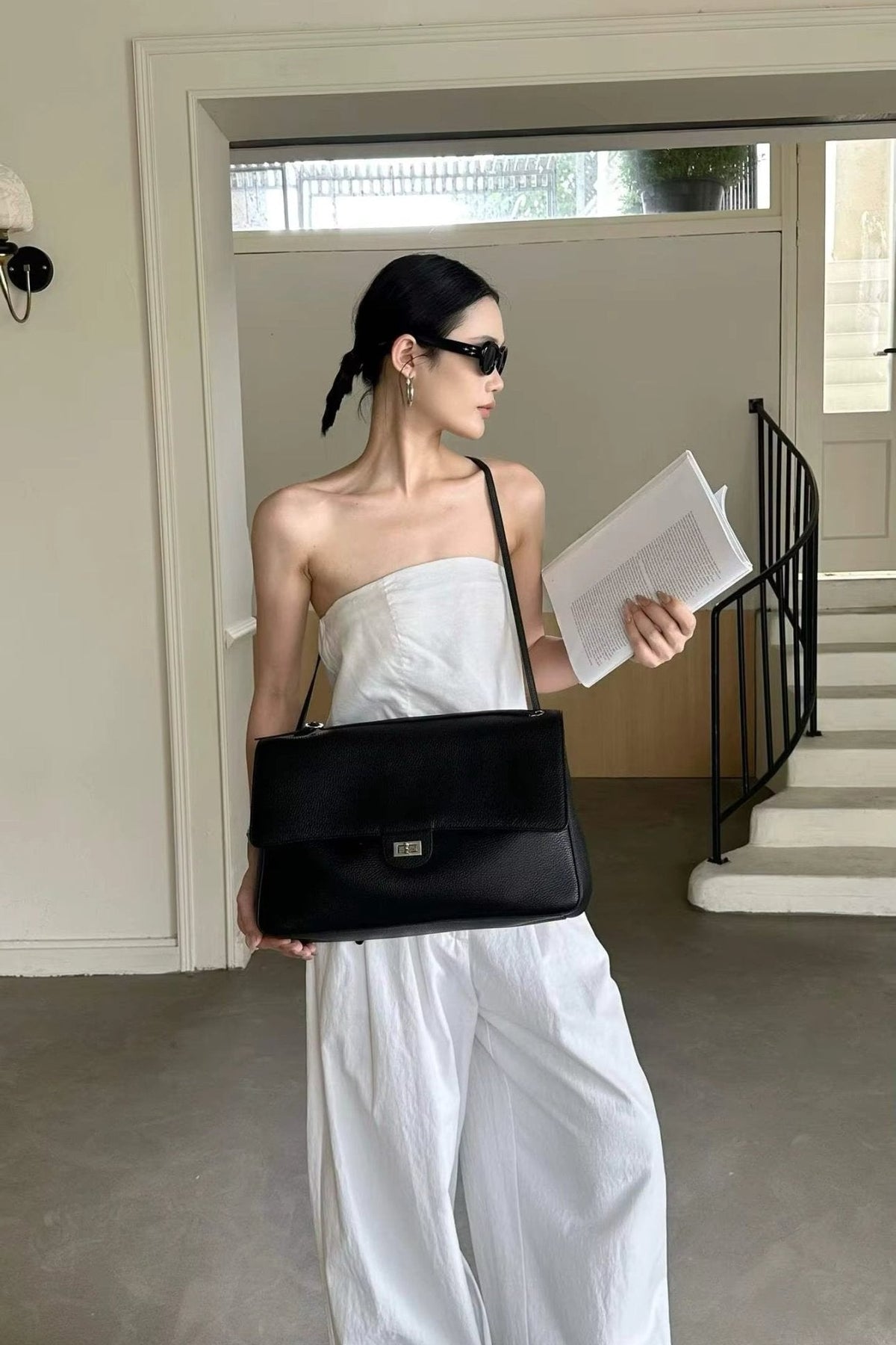 ZEYA - Eva Chevron Crossbody Bag