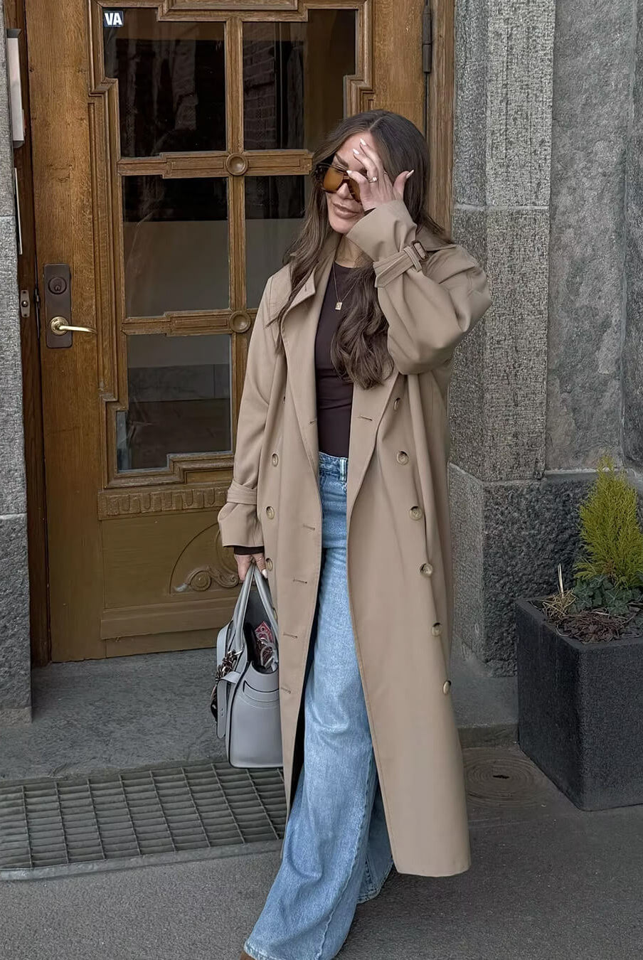 ZEYA - Evelyn Classic Double Breasted Trench Coat
