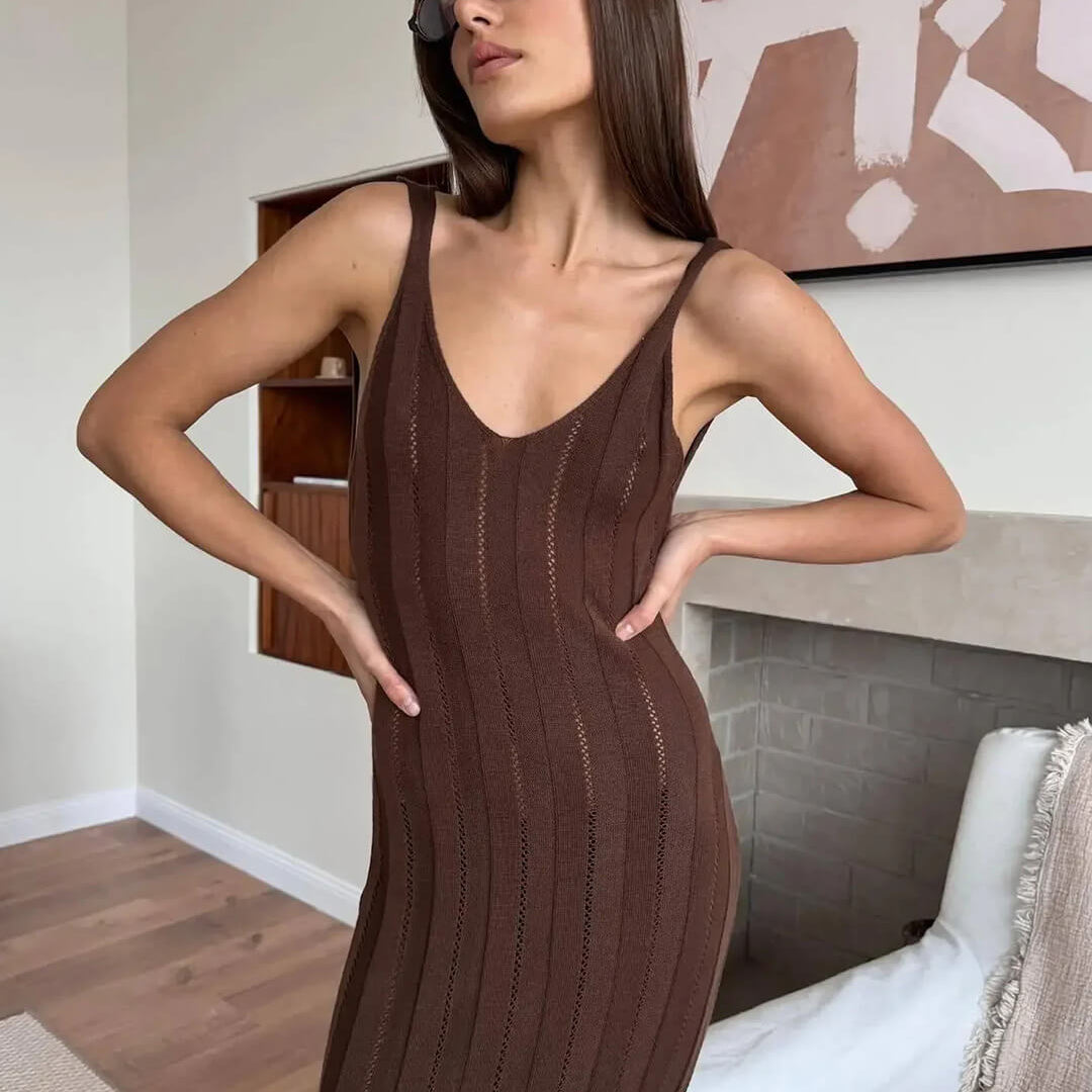 ZEYA - Fiona Backless Maxi Dress