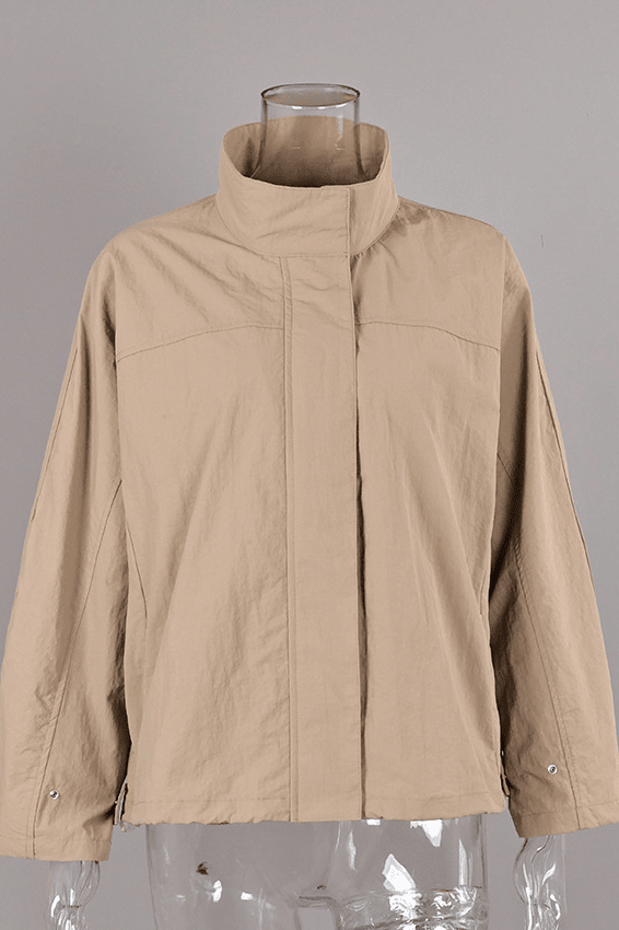 ZEYA - Fiona Funnel Neck Windbreaker Jacket