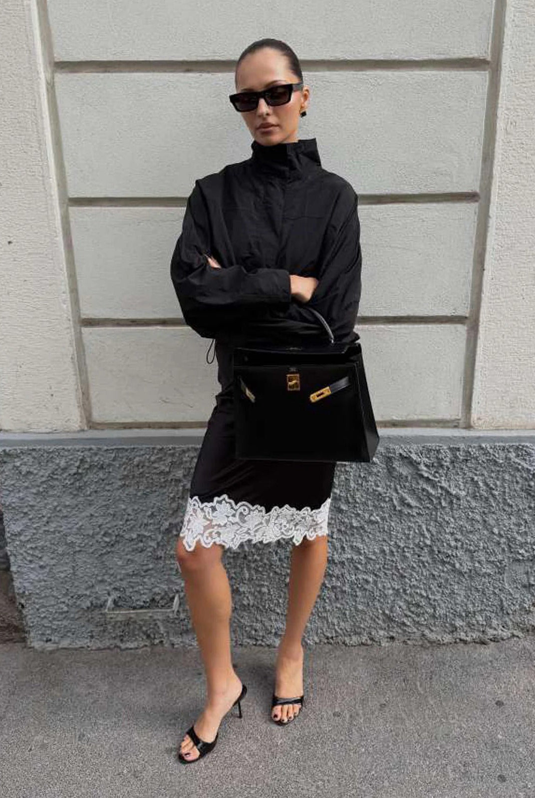 ZEYA - Fiona Funnel Neck Windbreaker Jacket