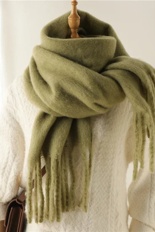 ZEYA - Gabriella Tasseled Winter Scarf
