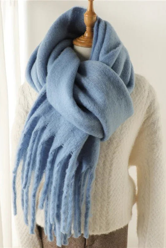 ZEYA - Gabriella Tasseled Winter Scarf