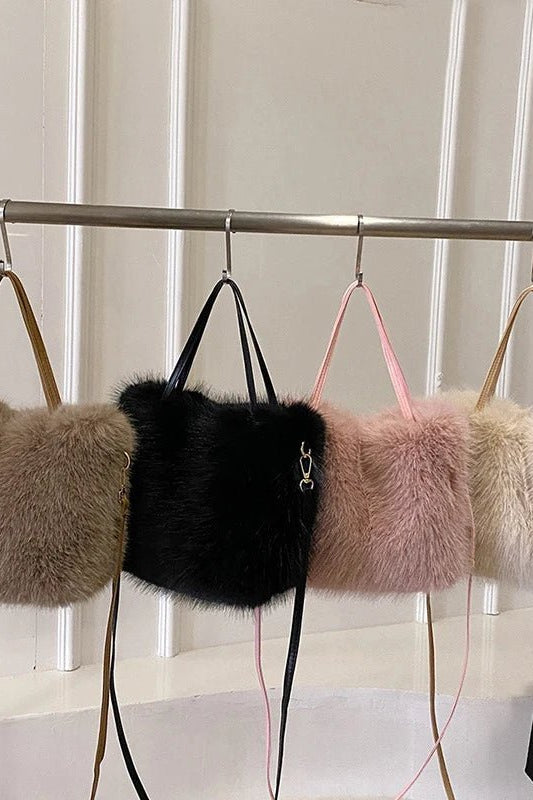 ZEYA - Giselle Faux Fur Crossbody Bag