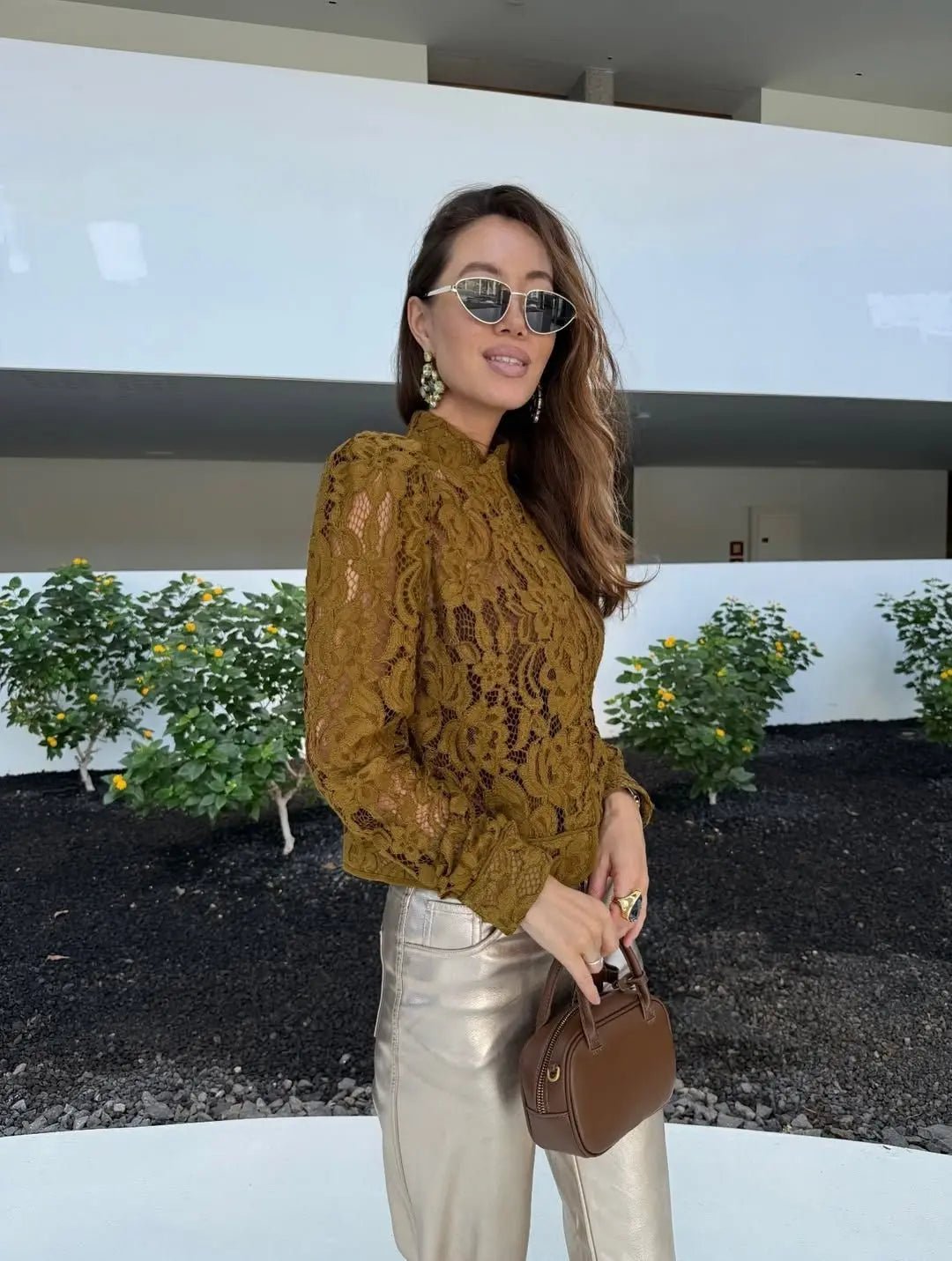 ZEYA - Hannah Lace Sheer Blouse