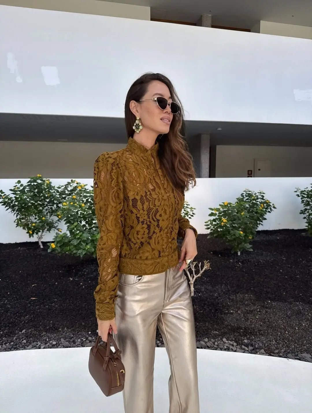 ZEYA - Hannah Lace Sheer Blouse