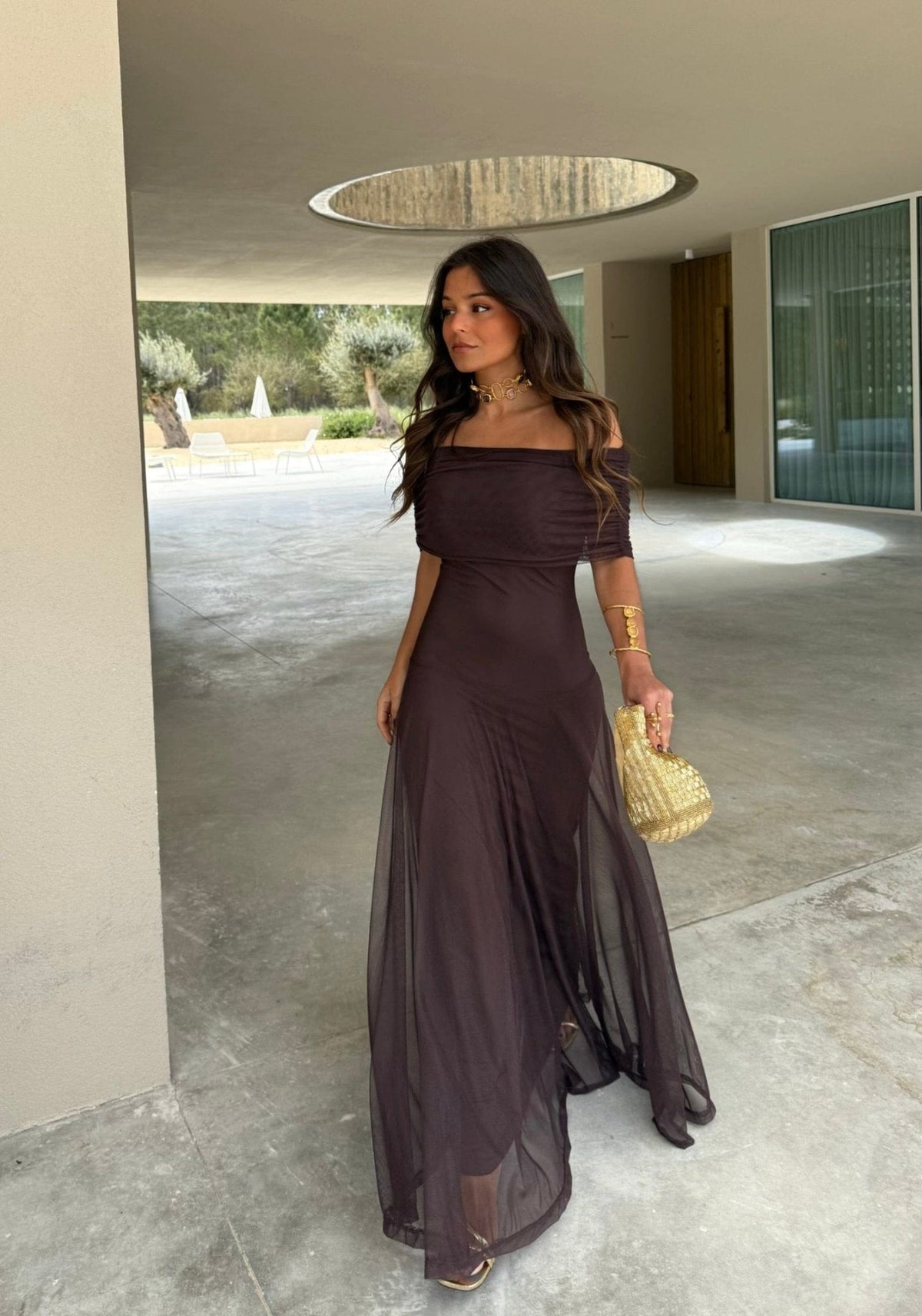 ZEYA - Hannah Mesh Maxi Dress