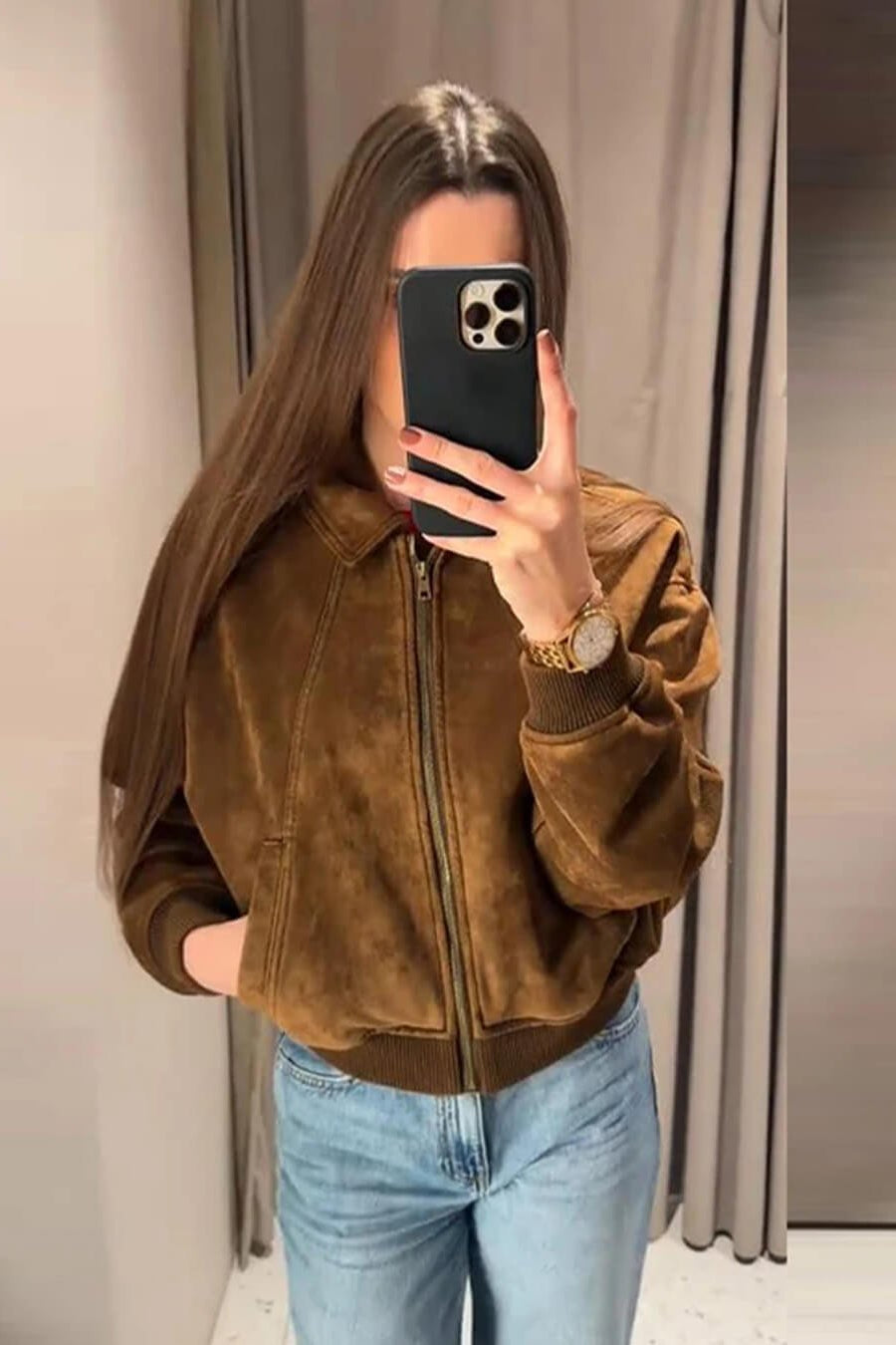 ZEYA - Helena Faux Suede Jacket