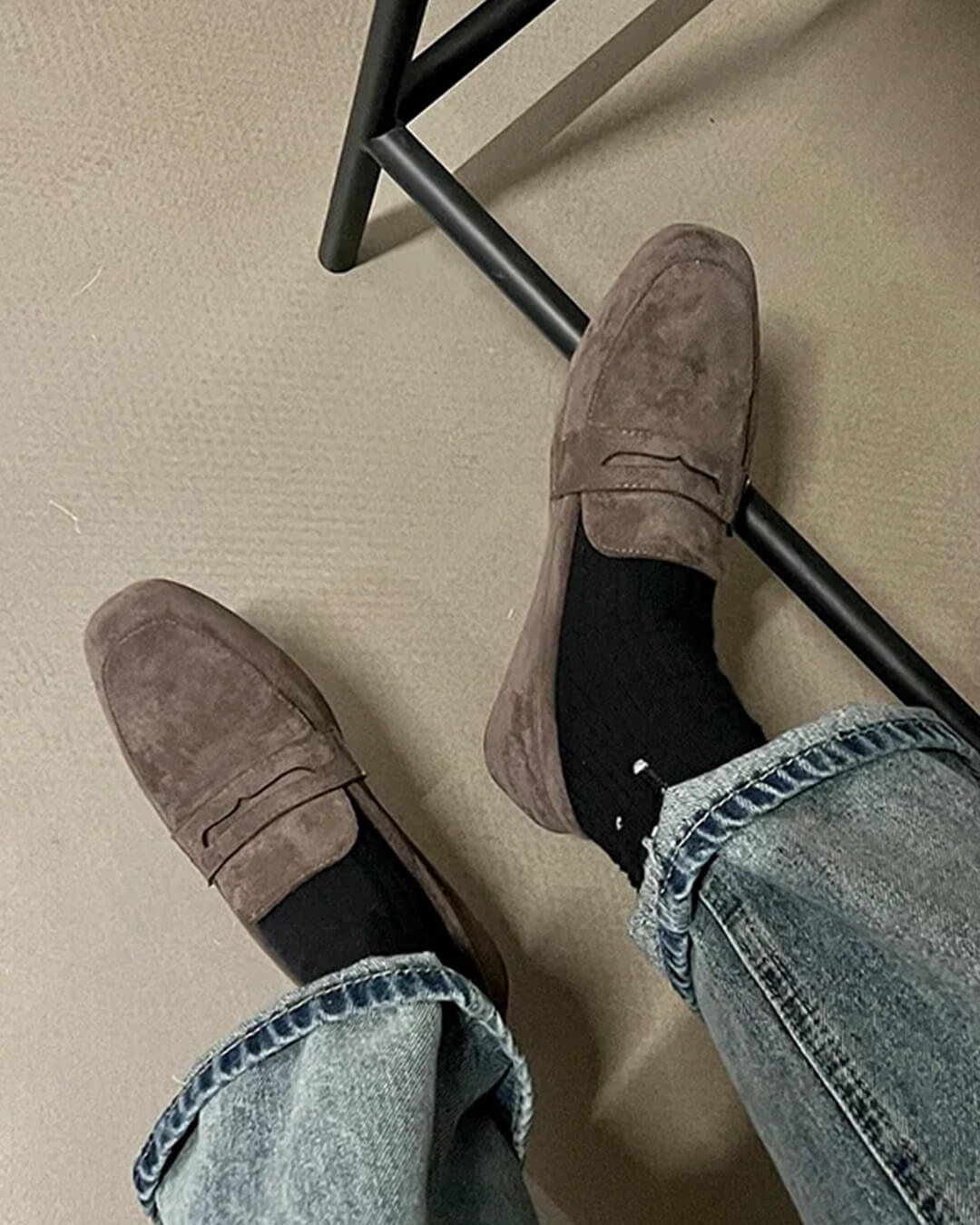 ZEYA - Janna Suede Slip - On Loafers