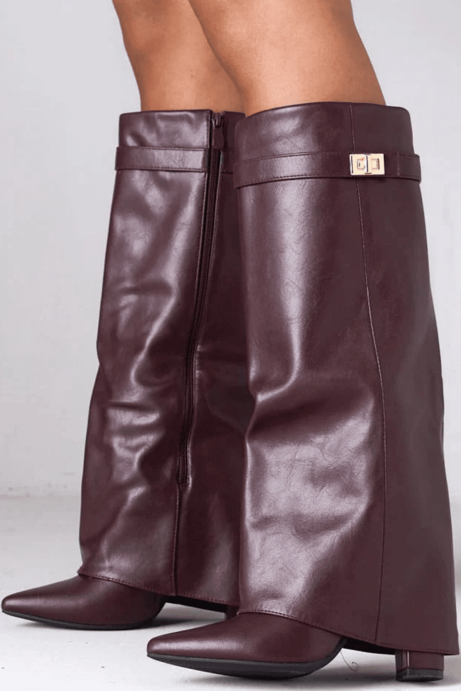 ZEYA - Jasmin Leather Lace-Up Boots