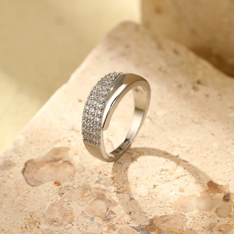 ZEYA - Jessica Pave Zirconia Ring