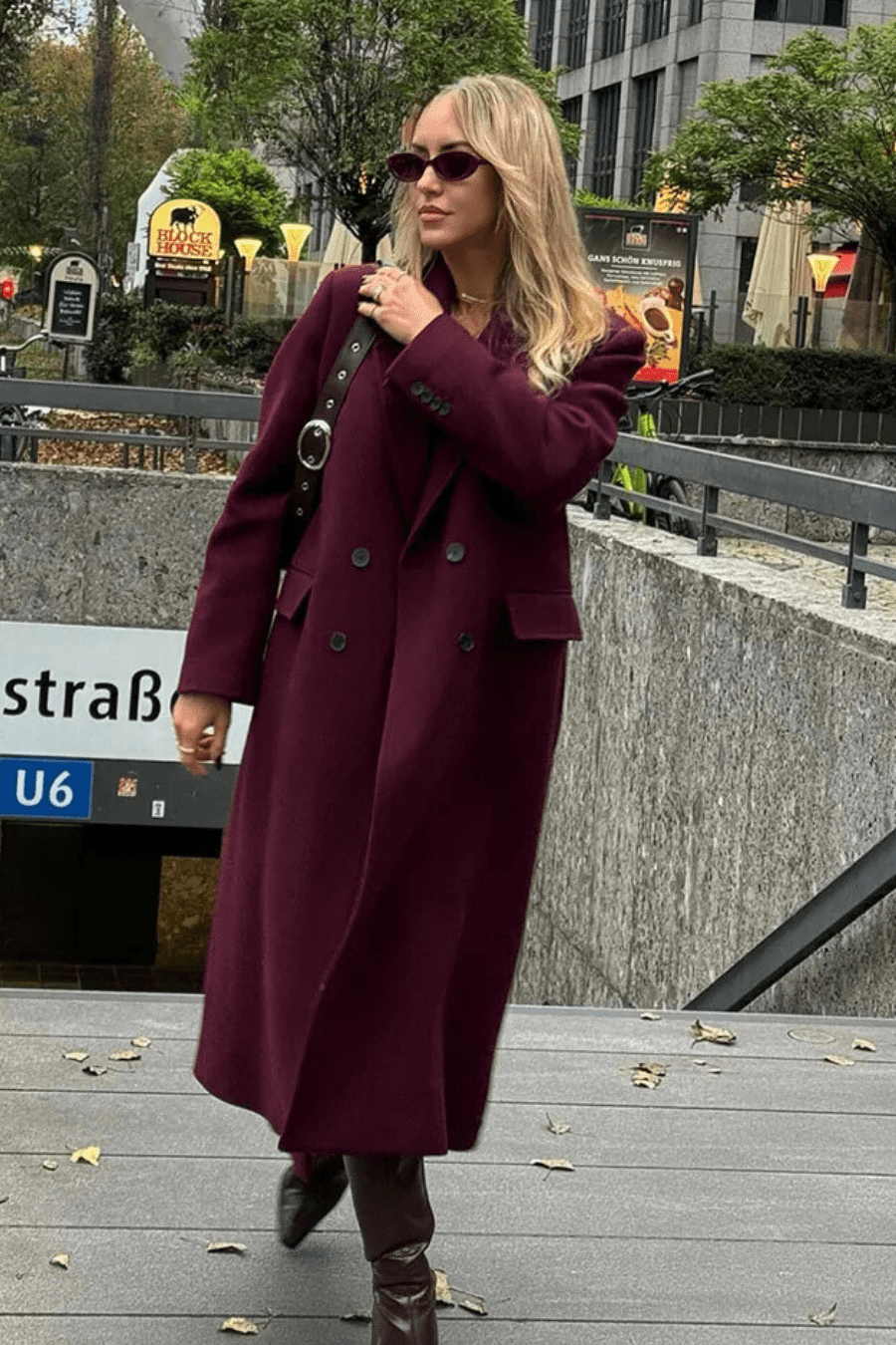 ZEYA - Jilian Double Breasted Maxi Coat