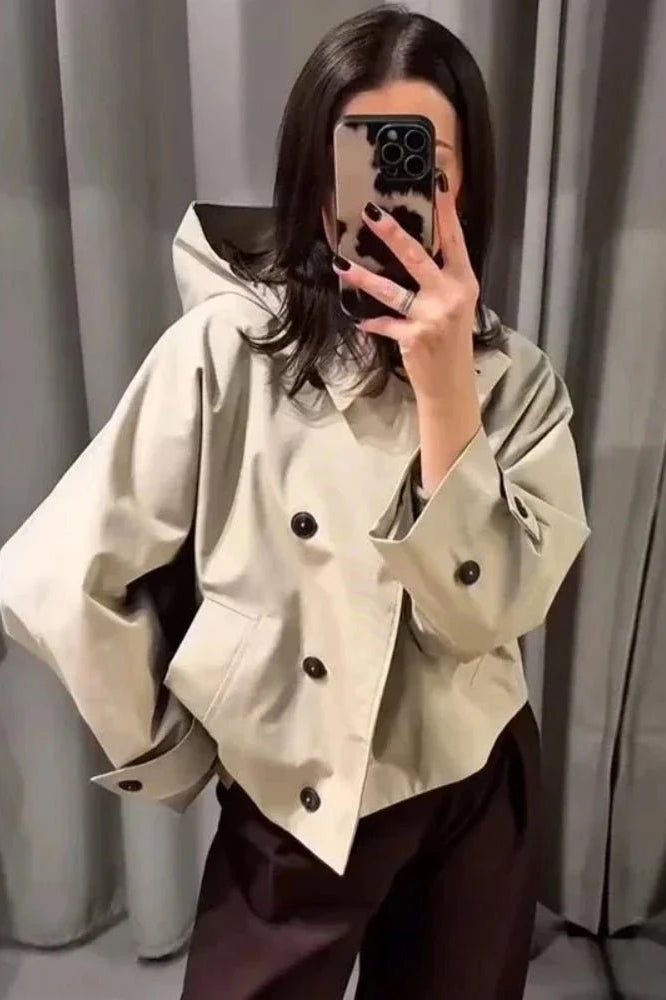 ZEYA - Juliet Hooded Trench Coat