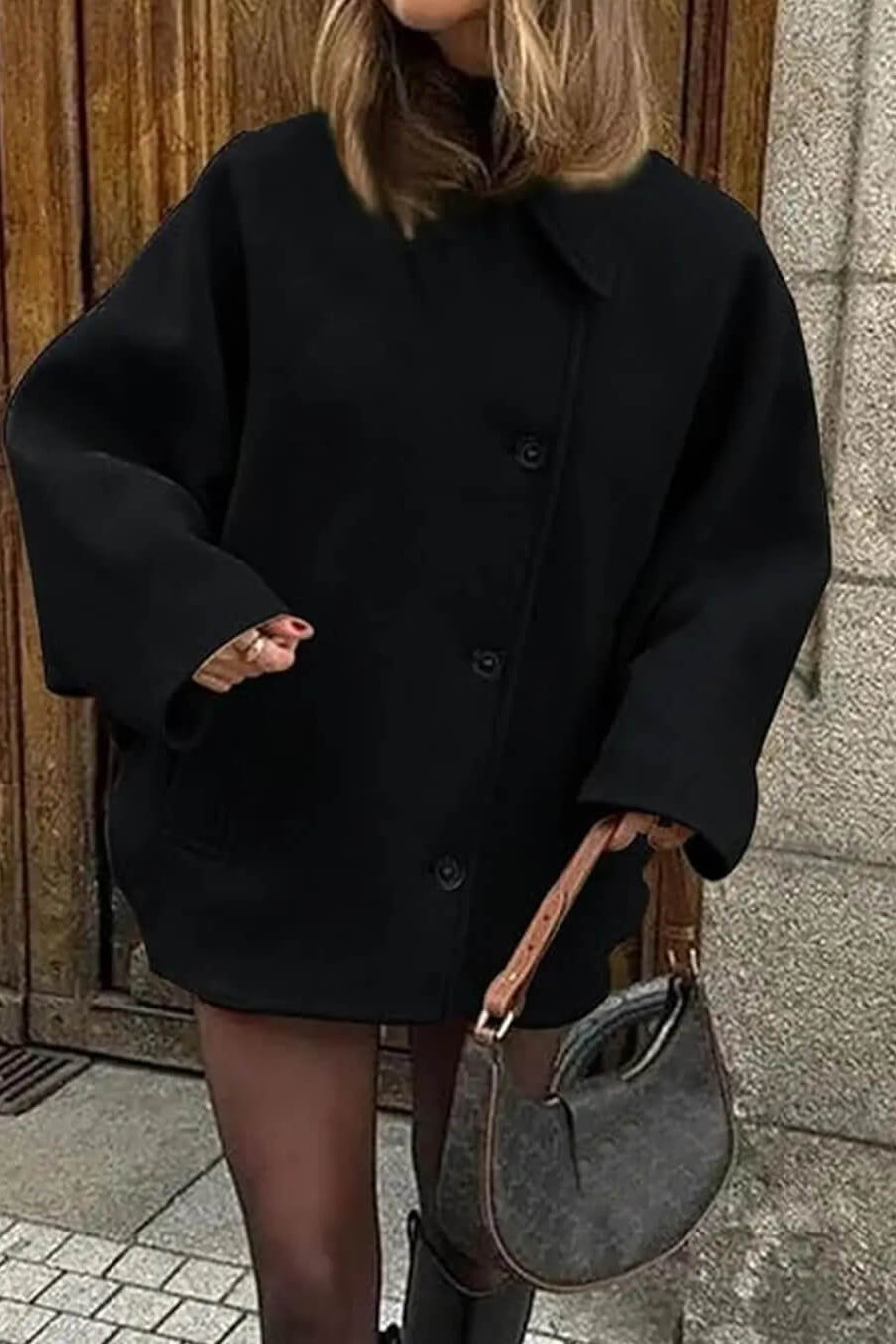 ZEYA - Karleen Collared Loose Coat