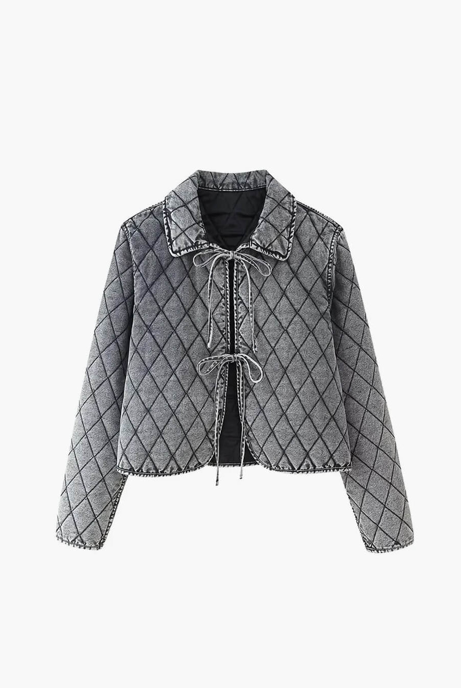 ZEYA - Lana Denim Jacket with Lace Design