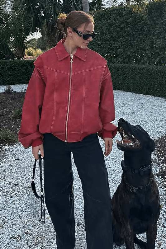 ZEYA - Lena Faux Leather Jacket
