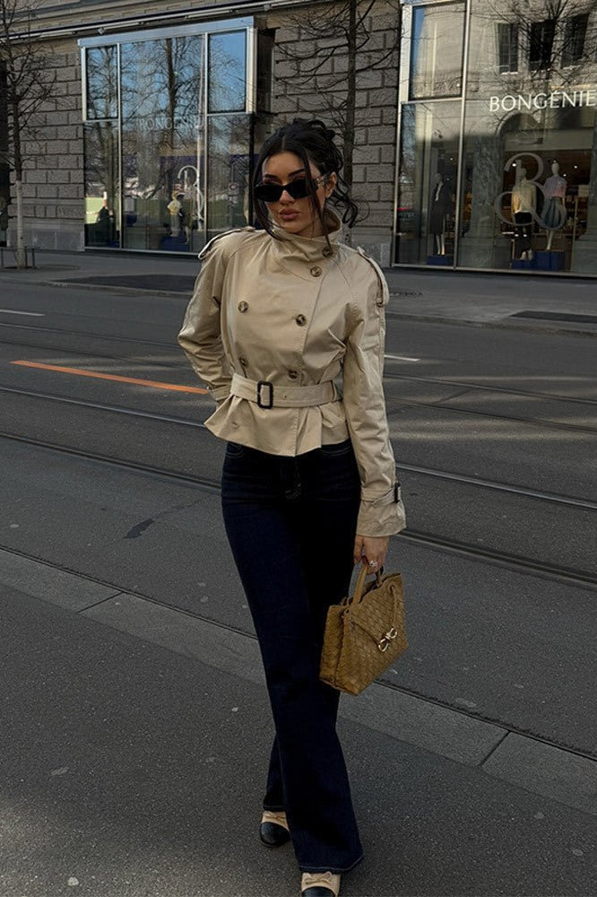 ZEYA - Lindy Cropped Trench Coat
