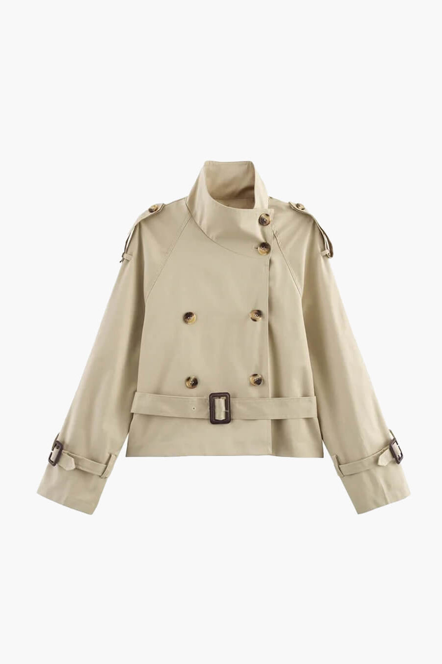 ZEYA - Lisa Cropped Trench Coat