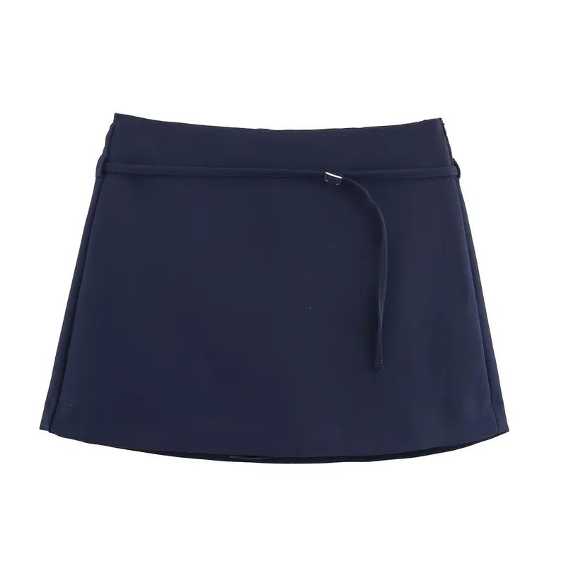 ZEYA - Lola Side Zip Skort with Belt
