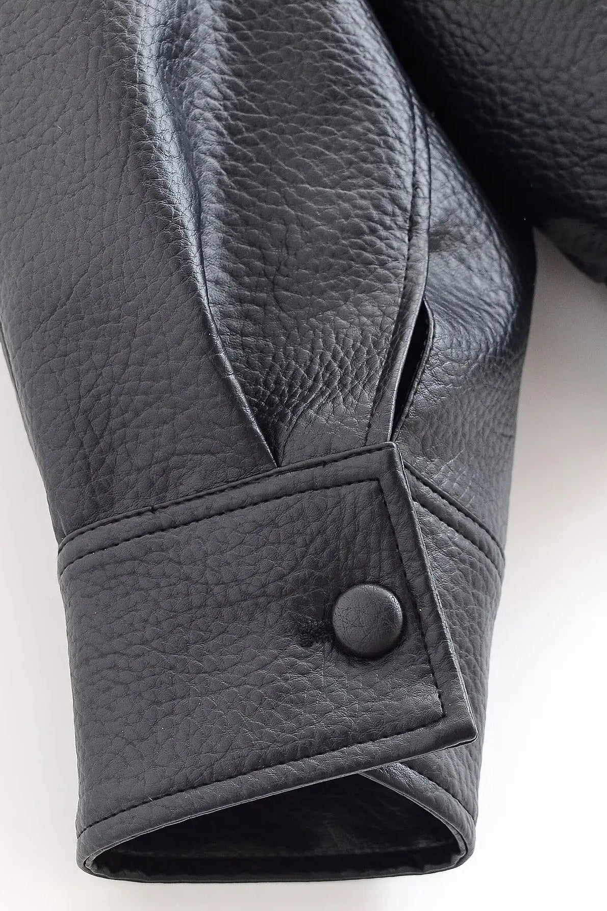 ZEYA - Lucille Asymmetrical Leather Jacket