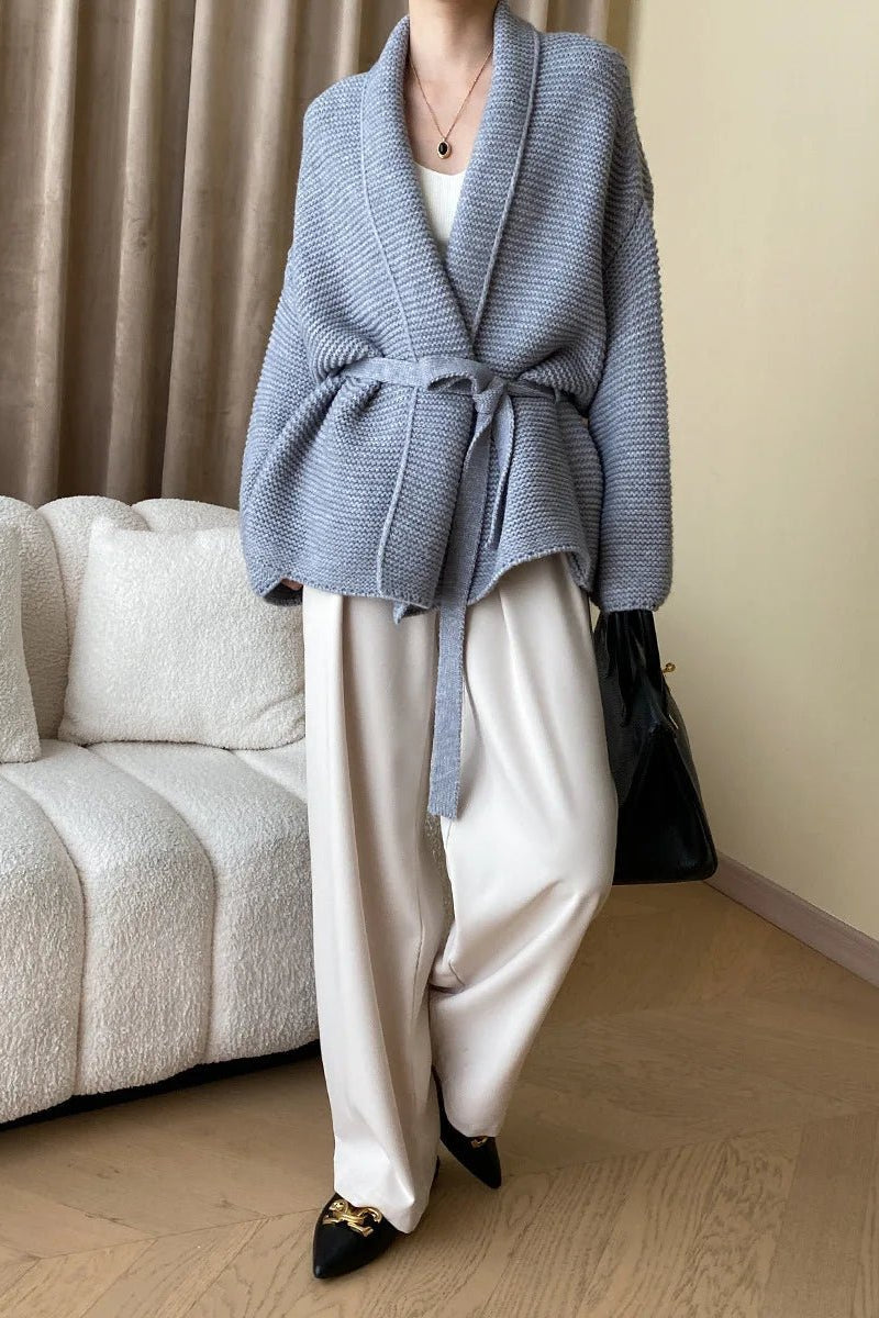 ZEYA - Madilyn Belted Knit Cardigan